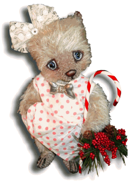 Callan - Mohair Teddy Bear Handmade by Artist Denise Purrington